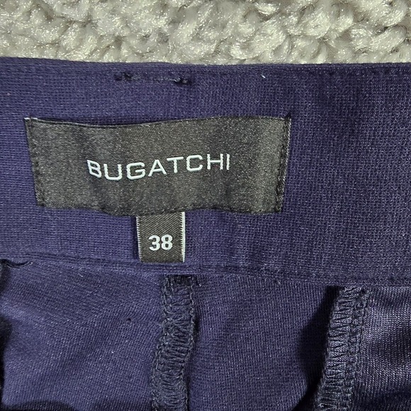 Bugatchi Pants Mens‎ 38 Blue Chino Stretch Comfort Office - Picture 4 of 13